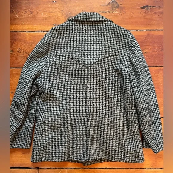 🌻HP🌻True VTG Woolrich 60s Tweed Coat size 44 - Picture 3 of 13